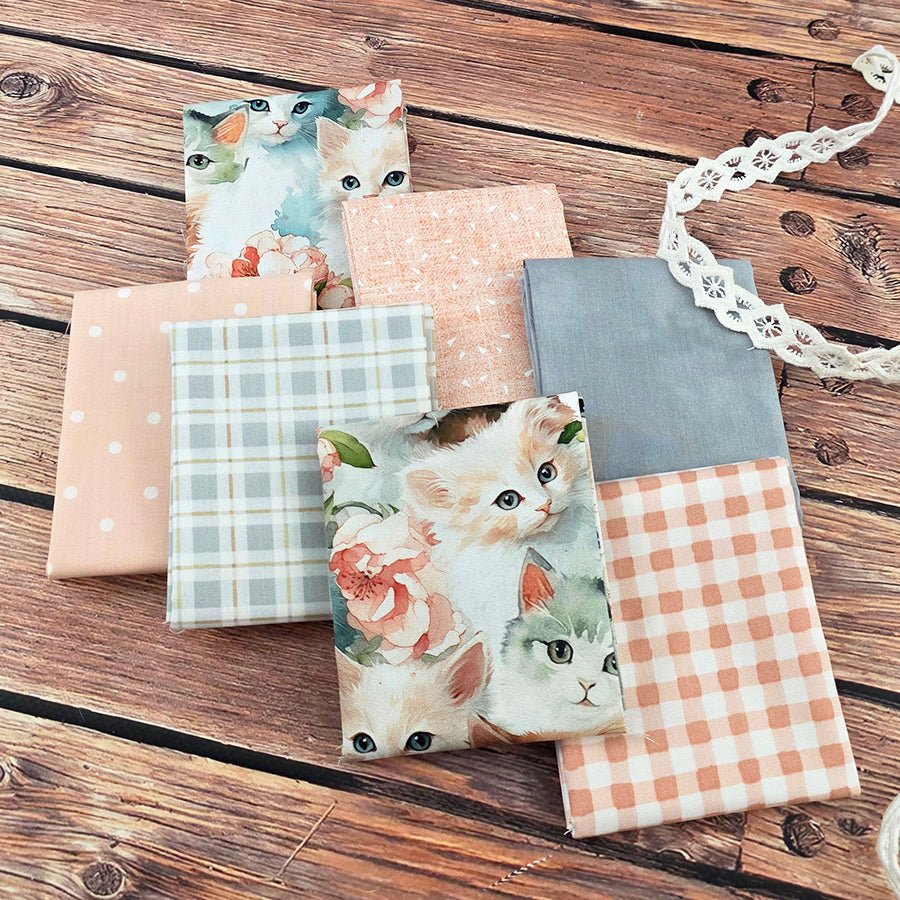 Fancy That - FWFS Exclusive 7 Piece Fat Quarter Bundle - Fort Worth Fabric Studio from Fort Worth Fabric Studio