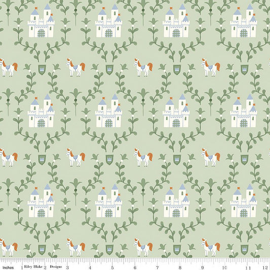 Faraway Kingdom Enchanted Castle Swamp - Riley Blake from Fort Worth Fabric Studio