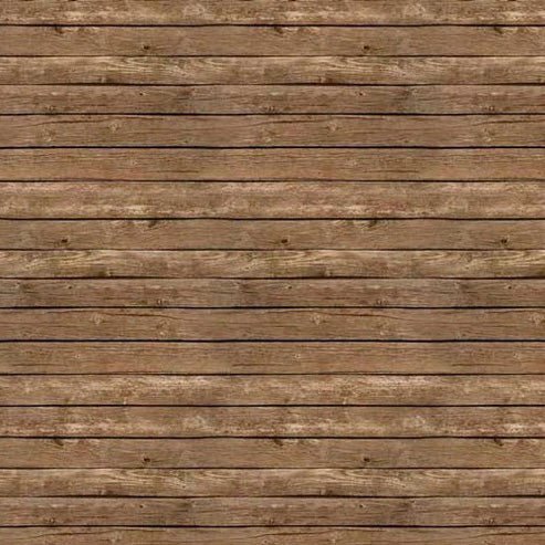Farm Animals Fence Brown - Elizabeth's Studio from Fort Worth Fabric Studio