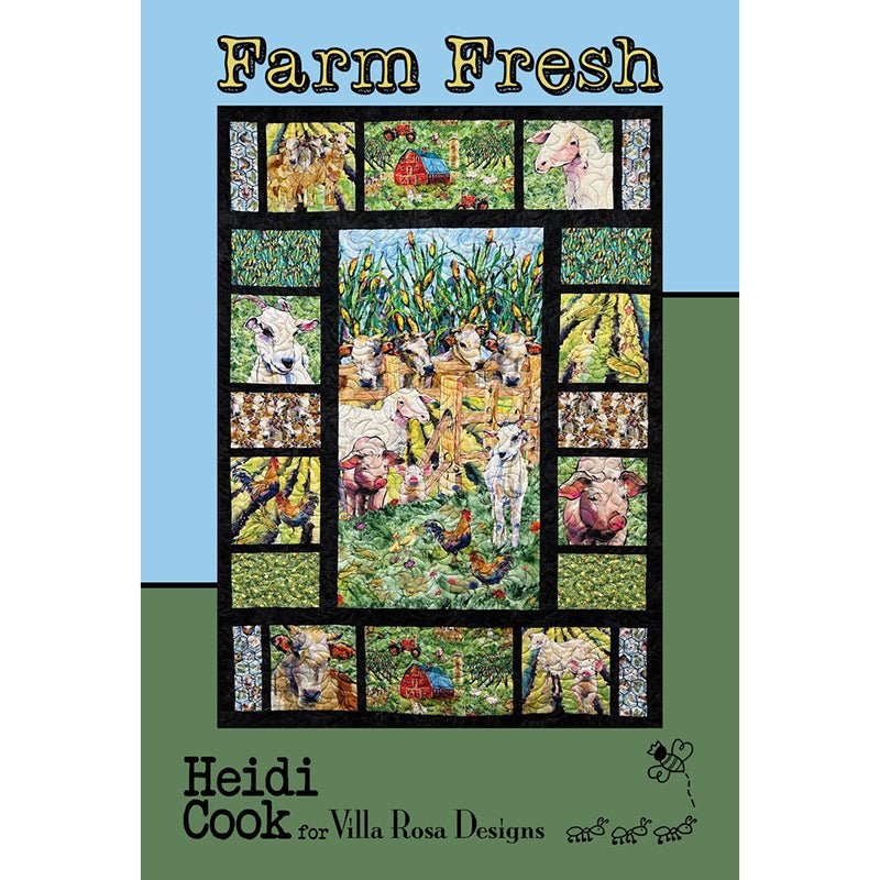 Farm Fresh Quilt Pattern PDF Download - Villa Rosa Designs from Fort Worth Fabric Studio