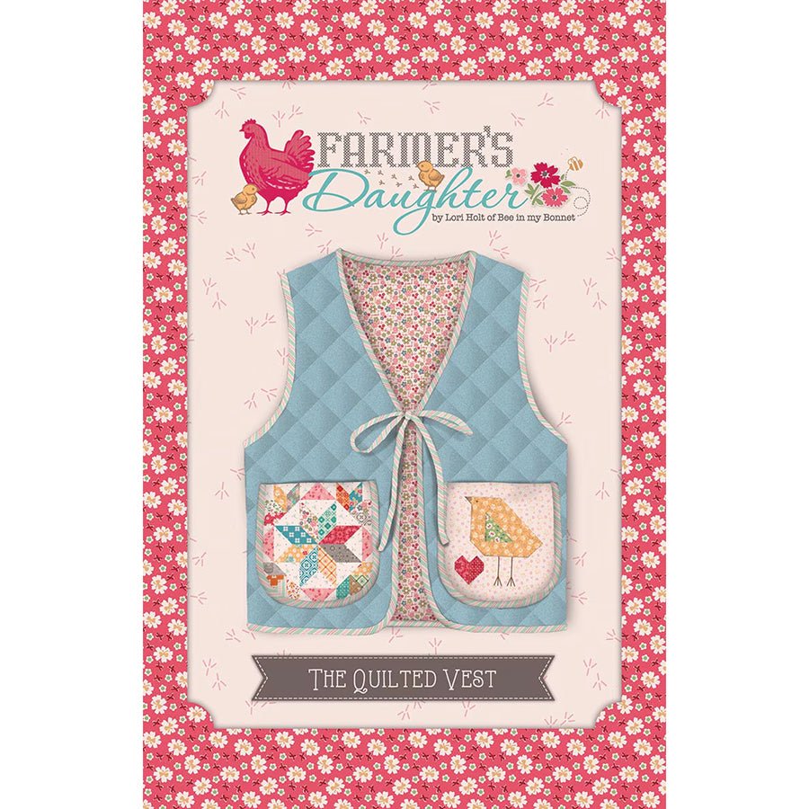 Farmer's Daughter Quilted Vest Pattern by It's Sew Emma - It's Sew Emma from Fort Worth Fabric Studio