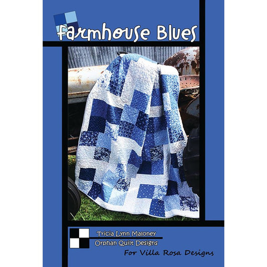 Farmhouse Blues Quilt Pattern PDF Download - Villa Rosa Designs from Fort Worth Fabric Studio