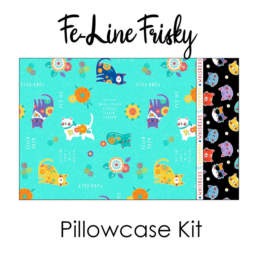 Fe - Line Frisky Pillowcase Kit from Wilmington - Wilmington Prints from Fort Worth Fabric Studio