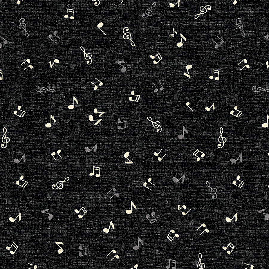 Feeling Jazzy Improvisation Black - Windham from Fort Worth Fabric Studio