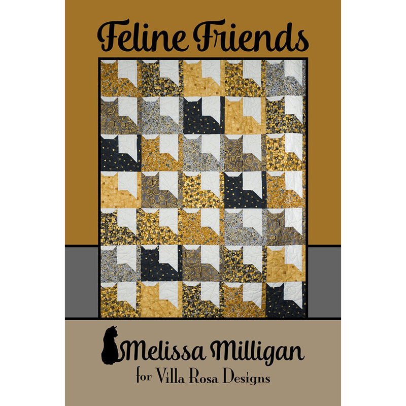 Feline Friends Quilt Pattern PDF Download Pattern PDF by Villa Rosa Designs