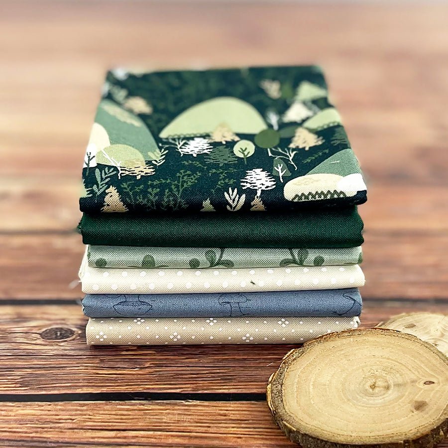 Fern & Stone – FWFS Exclusive 6 Piece Fat Quarter Bundle - Fort Worth Fabric Studio from Fort Worth Fabric Studio