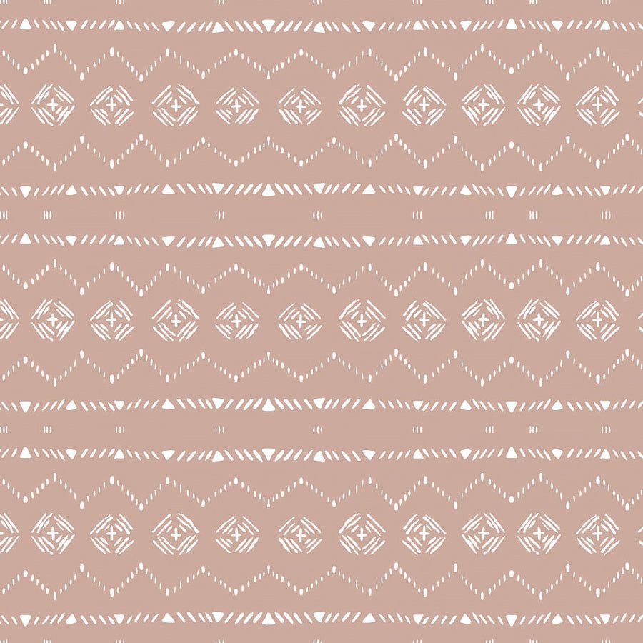 FIGO Charmwood Geo Clay 1 Yard Cut - Figo Fabrics from Fort Worth Fabric Studio