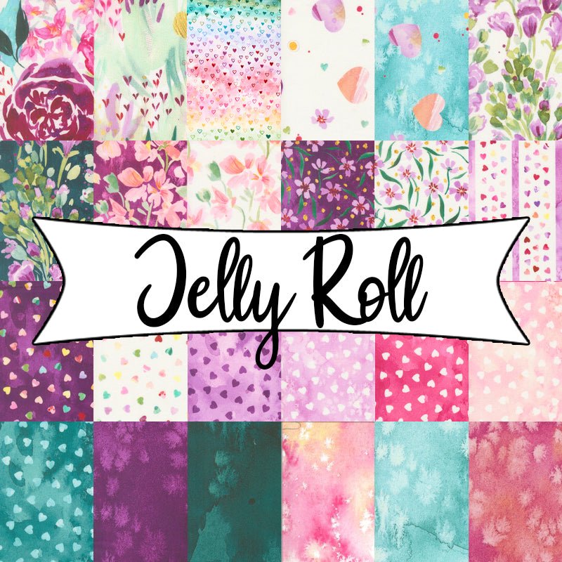 Fleur The Love Jelly Roll - Moda from Fort Worth Fabric Studio