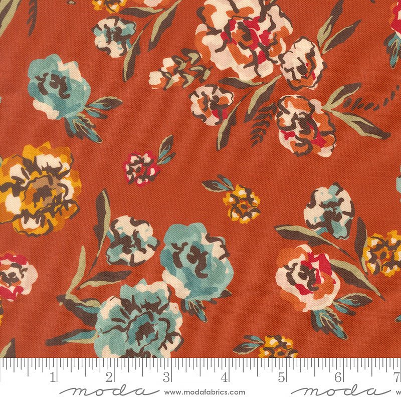 Flora & Thread Bouquet Florals Spice - Moda from Fort Worth Fabric Studio