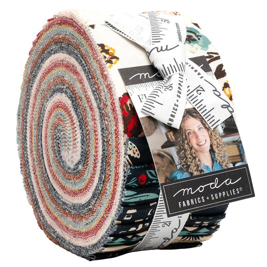 Flora & Thread Jelly Roll - Moda from Fort Worth Fabric Studio
