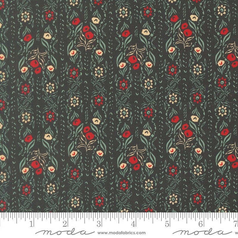 Flora & Thread Petal Vines Midnight - Moda from Fort Worth Fabric Studio