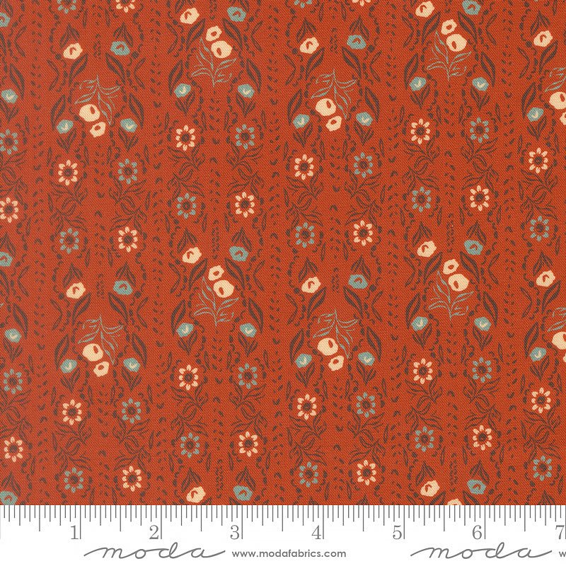 Flora & Thread Petal Vines Spice - Moda from Fort Worth Fabric Studio