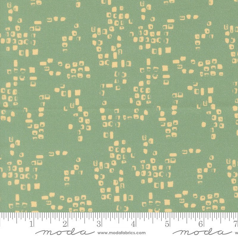 Flora & Thread Scattered Blenders Teal - Moda from Fort Worth Fabric Studio