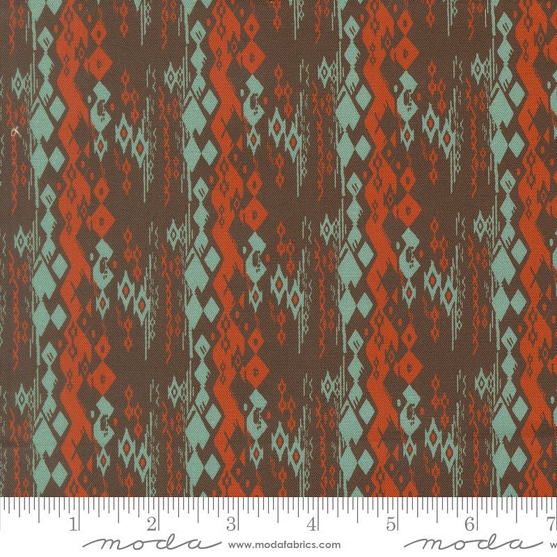 Flora & Thread Wander Weave Coffee - Moda from Fort Worth Fabric Studio