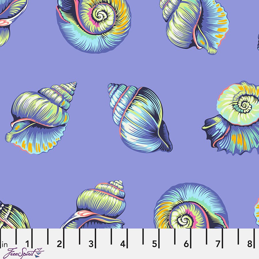 Floral Reef Lil Shelly Marine - Free Spirit from Fort Worth Fabric Studio