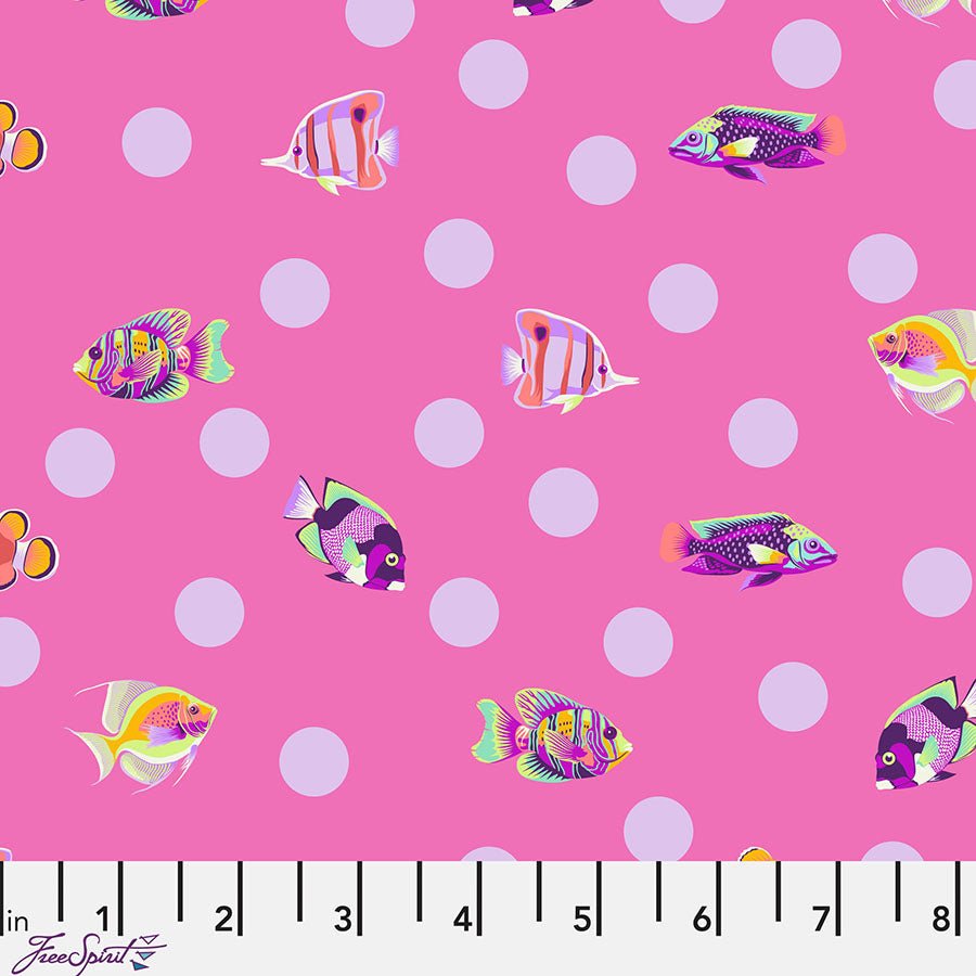 Floral Reef School Crossing Delphine - Free Spirit from Fort Worth Fabric Studio
