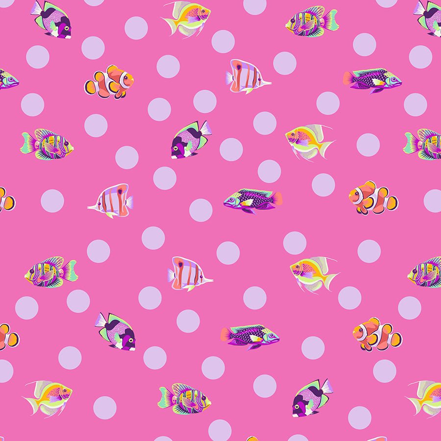 Floral Reef School Crossing Delphine - Free Spirit from Fort Worth Fabric Studio