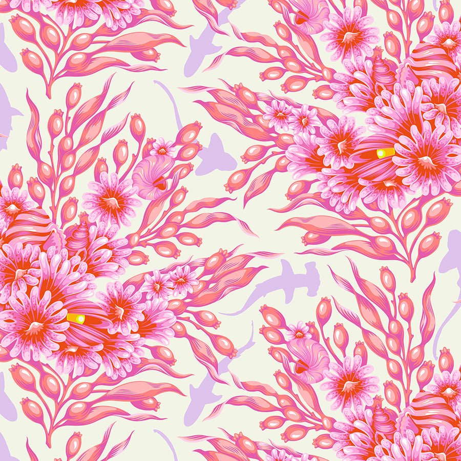 Floral Reef Shadow Shark Delphine - Free Spirit from Fort Worth Fabric Studio