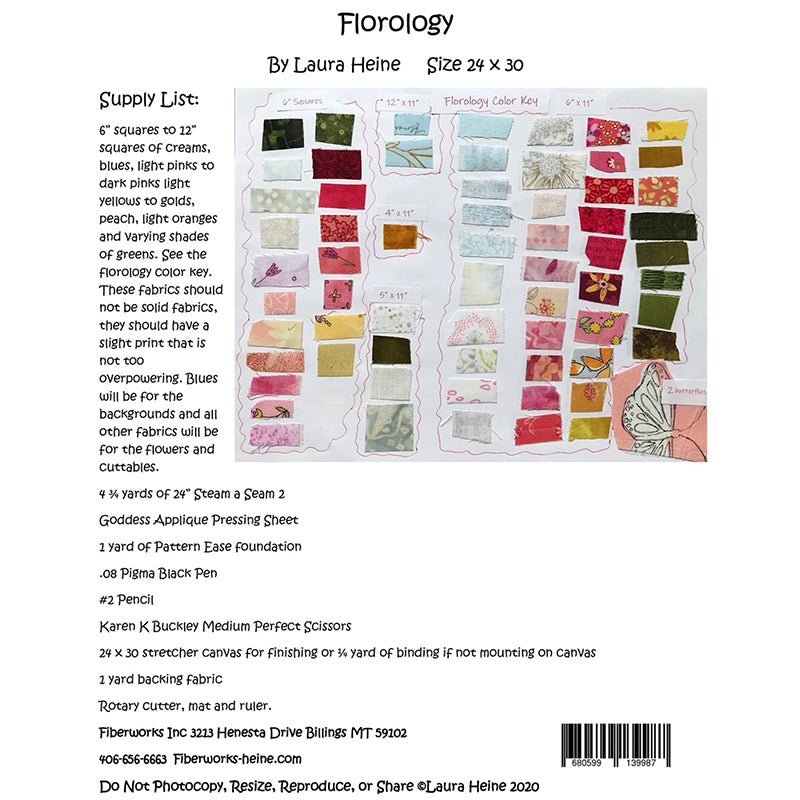 Florology Collage Pattern by Fiberworks Inc - Fiberworks Inc from Fort Worth Fabric Studio