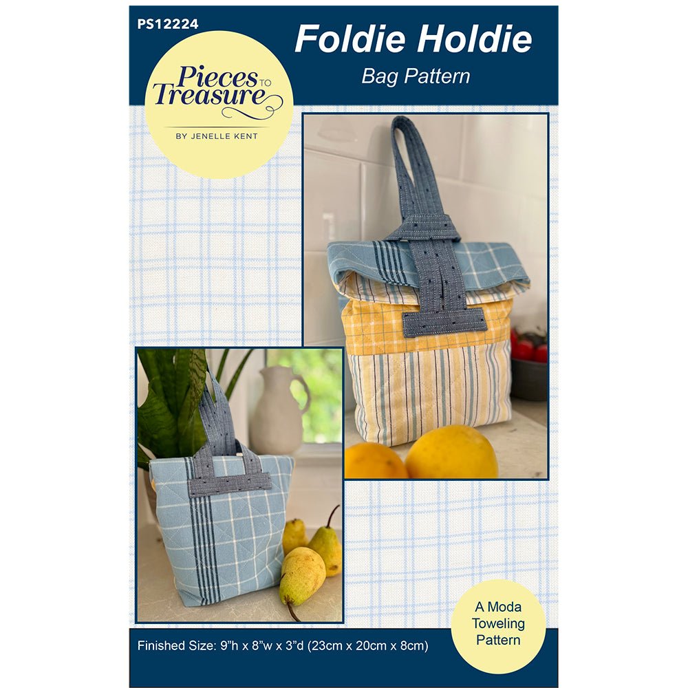 Foldie Holdie Bag Pattern by Jenelle Kent for Moda Free PDF - Moda from Fort Worth Fabric Studio