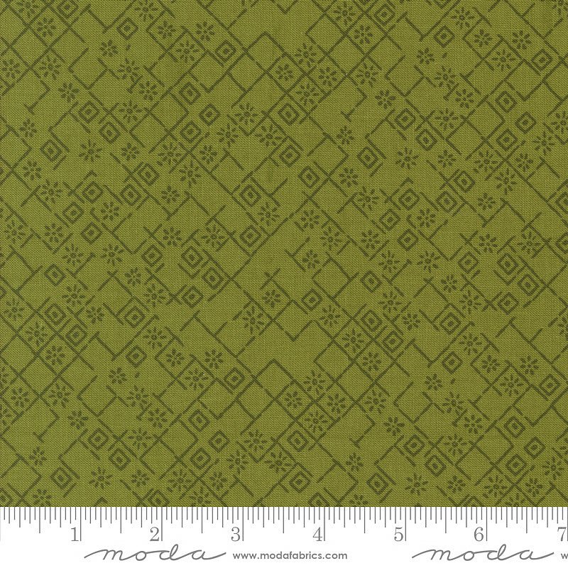 Foraged, Found, & Hand Me Down Weave Blenders Fern - Moda from Fort Worth Fabric Studio