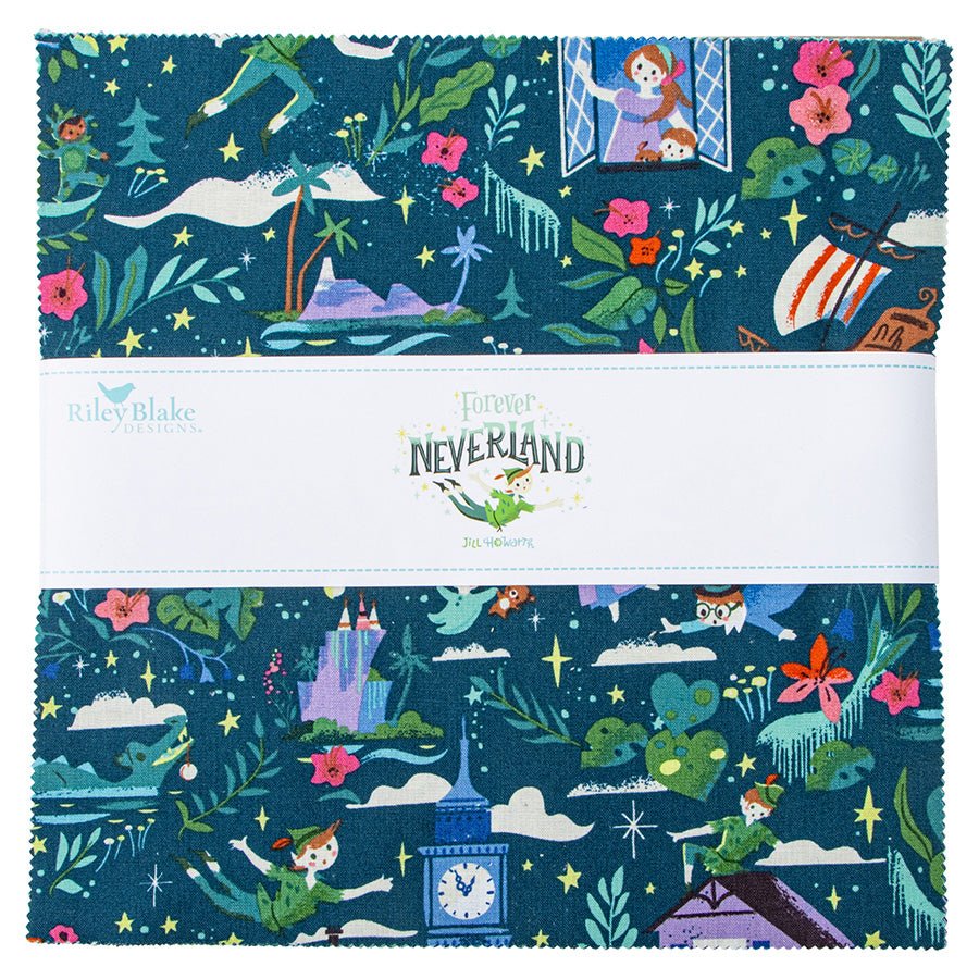 Forever Neverland 10" Stacker - Riley Blake from Fort Worth Fabric Studio