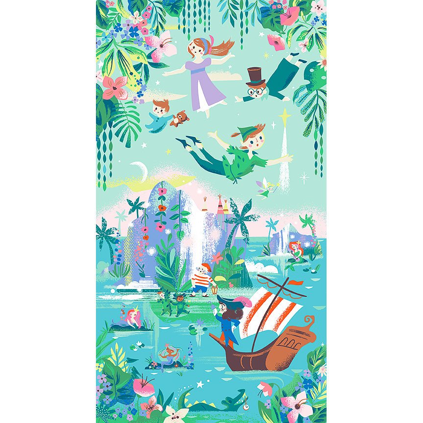 Forever Neverland 24" Panel Multi - Riley Blake from Fort Worth Fabric Studio