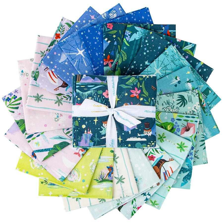 Forever Neverland Fat Quarter Bundle - Riley Blake from Fort Worth Fabric Studio
