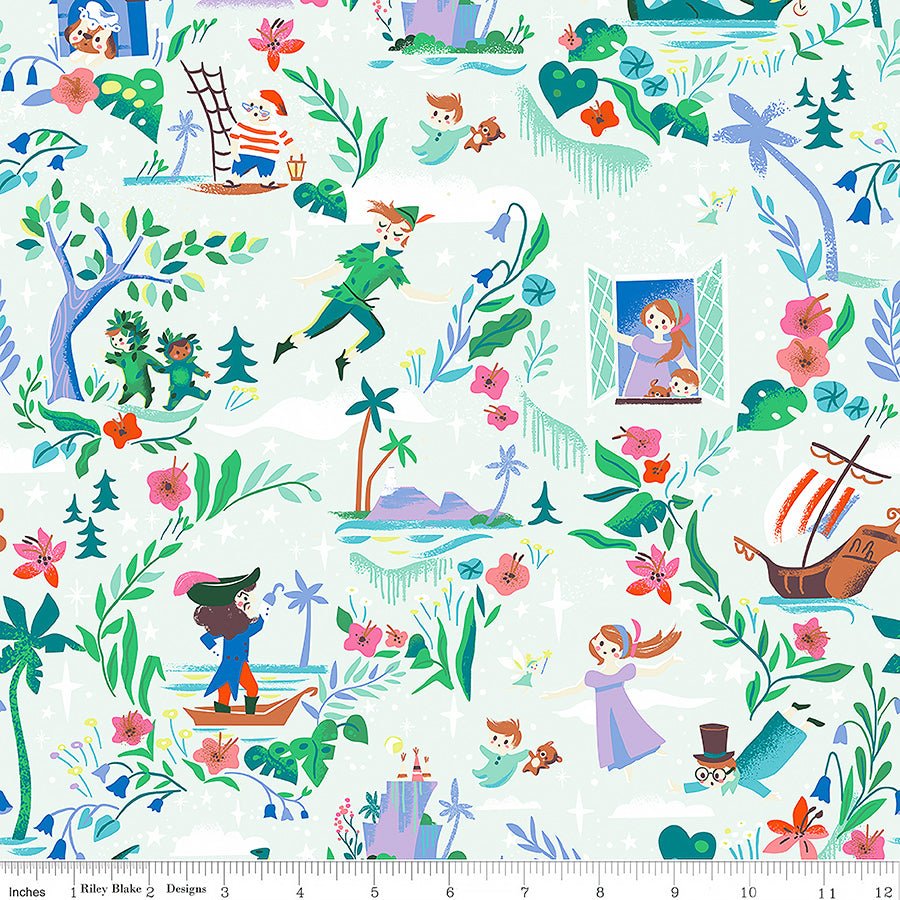 Forever Neverland Main Mist - Riley Blake from Fort Worth Fabric Studio
