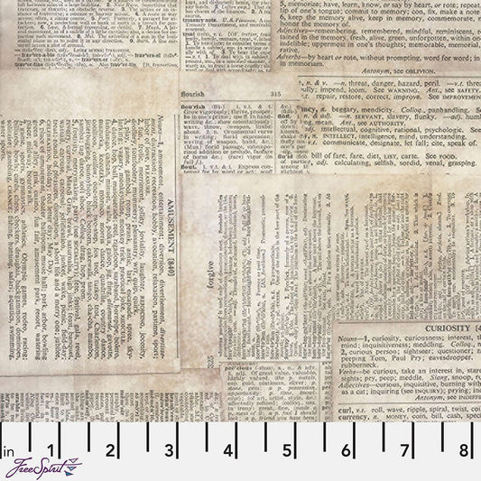 Foundations Dictionary Neutral - Free Spirit from Fort Worth Fabric Studio