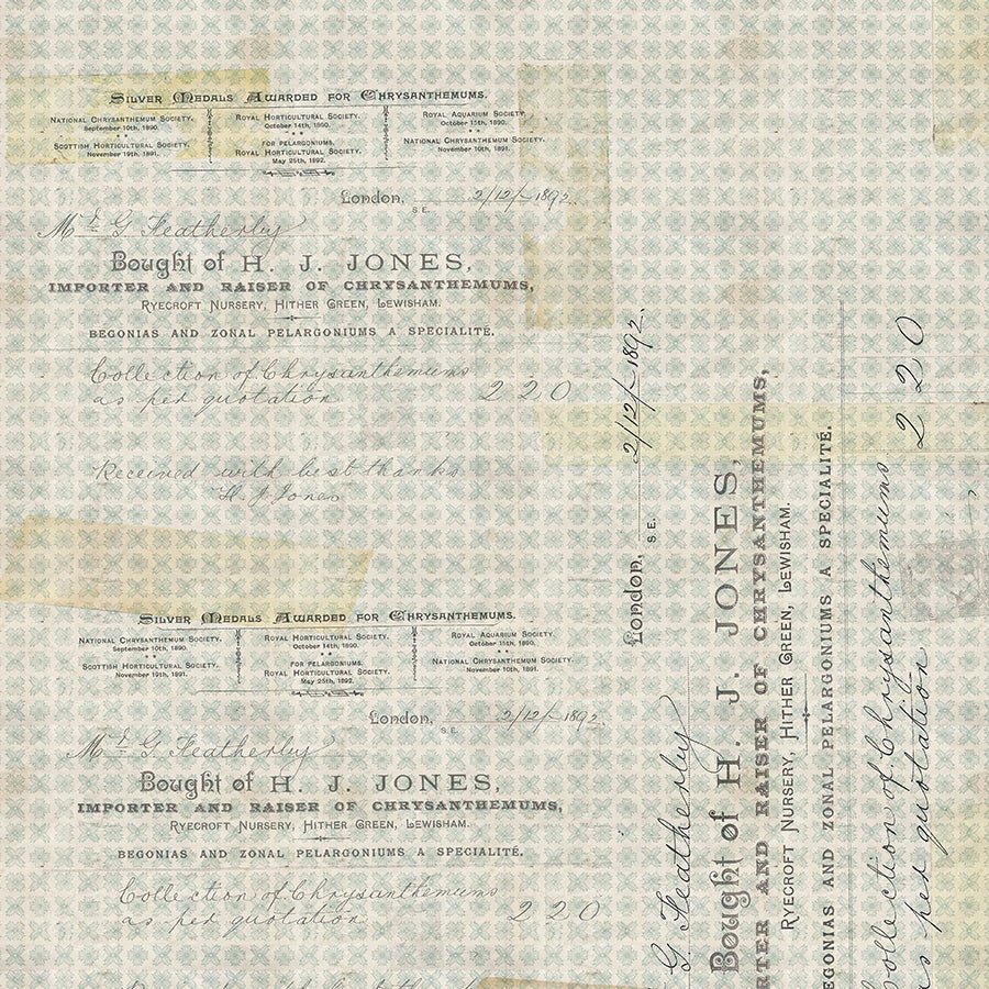 Foundations Horticulture Aqua - Free Spirit from Fort Worth Fabric Studio