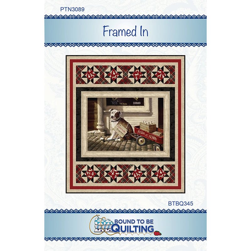 Framed In Quilt Pattern by Bound to be Quilting - Bound To Be Quilting from Fort Worth Fabric Studio