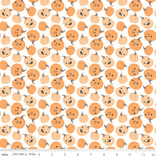Frank & Friends Pumpkins Cloud - Riley Blake from Fort Worth Fabric Studio