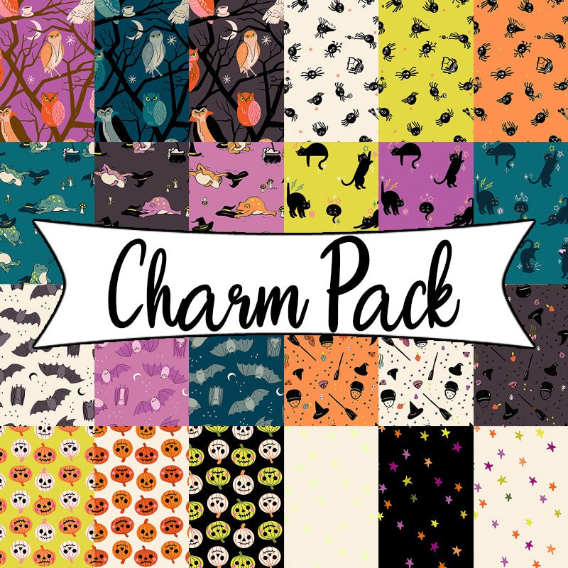 Freaky Familiars Charm Pack - Ruby Star Society from Fort Worth Fabric Studio