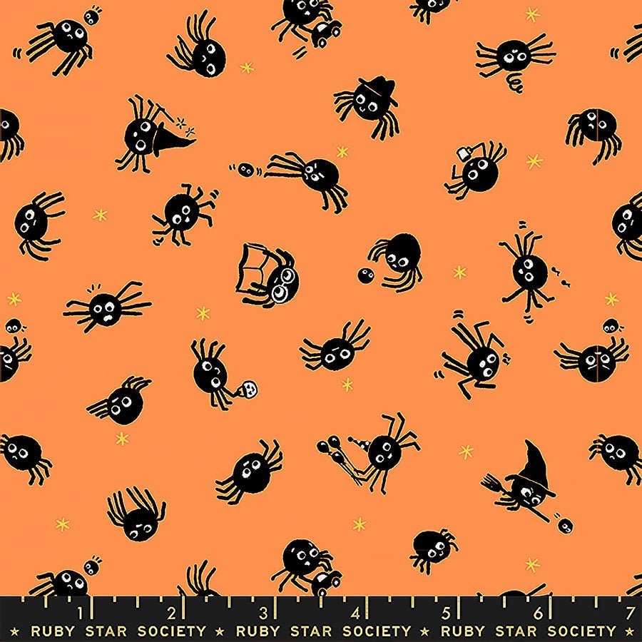 Freaky Familiars Spider Sense Pumpkin - Ruby Star Society from Fort Worth Fabric Studio