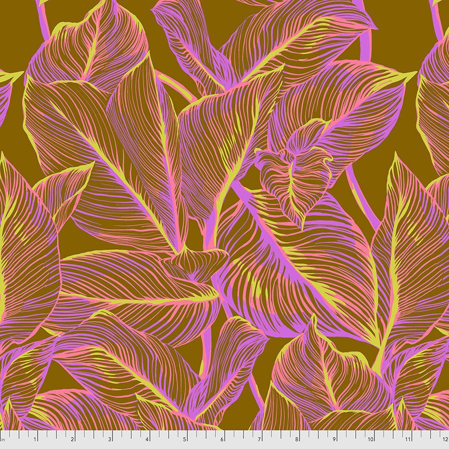 Free Spirit Made My Day Canna Toffee 1 Yard Cut - Free Spirit from Fort Worth Fabric Studio