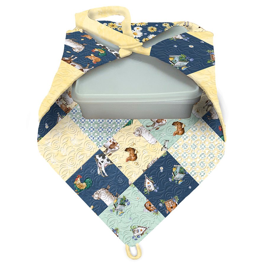 Friendly Farmstead Casserole Carrier Kit from Wilmington - Wilmington Prints from Fort Worth Fabric Studio