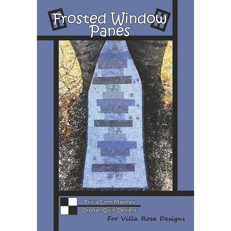 Frosted Window Panes Table Runner Pattern - Villa Rosa Designs from Fort Worth Fabric Studio