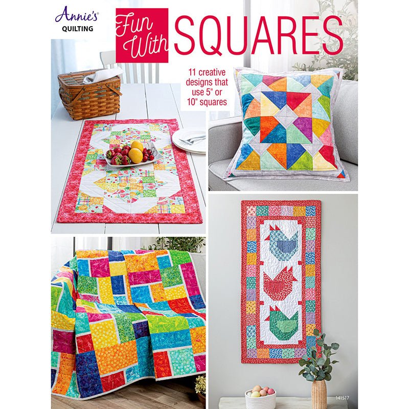 Fun with Squares Pattern Book - Annie's Quilting from Fort Worth Fabric Studio
