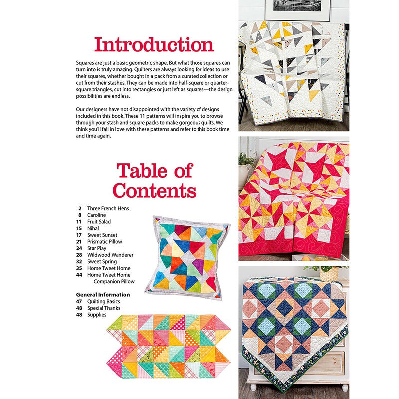 Fun with Squares Pattern Book - Annie's Quilting from Fort Worth Fabric Studio