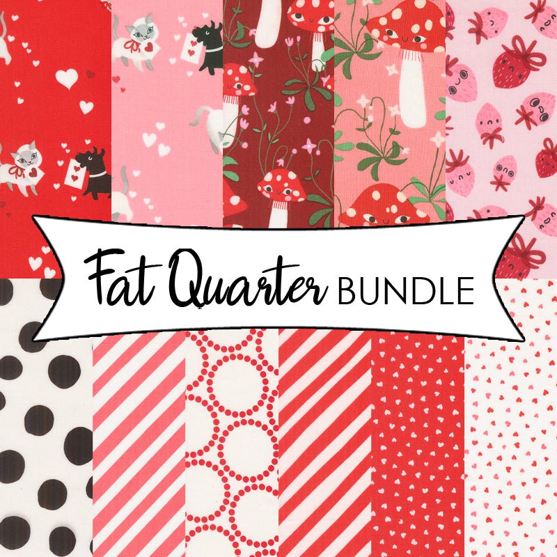 Funny Valentine Fat Quarter Bundle - Moda from Fort Worth Fabric Studio