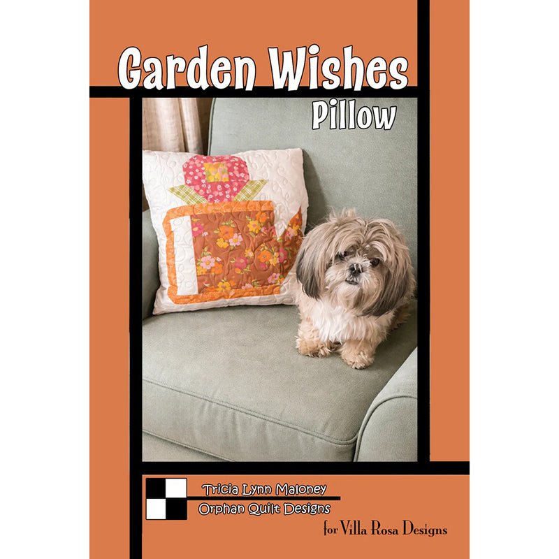 Garden Wishes Pillow Pattern - Villa Rosa Designs from Fort Worth Fabric Studio