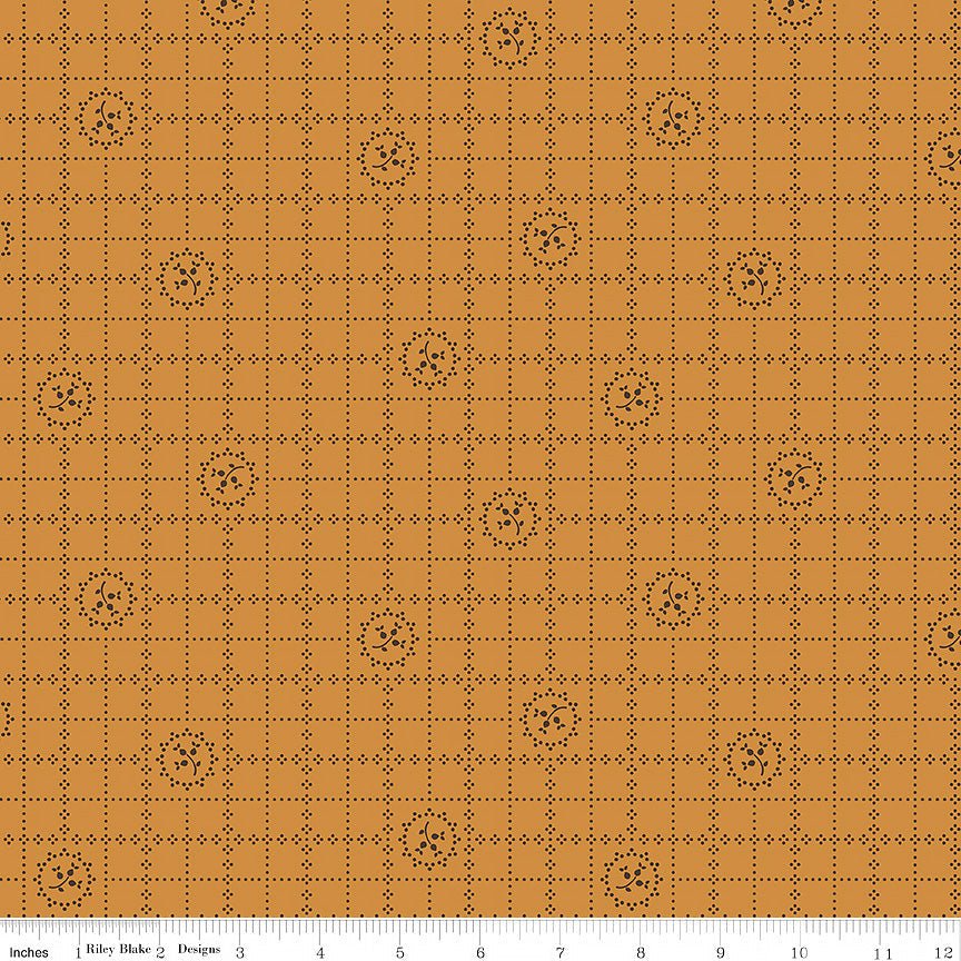 Gentler Times Delicate Butterscotch - Riley Blake from Fort Worth Fabric Studio