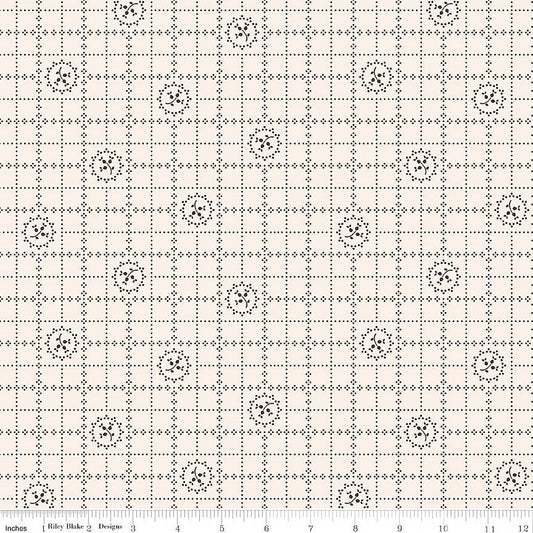 Gentler Times Delicate Raisin - Riley Blake from Fort Worth Fabric Studio