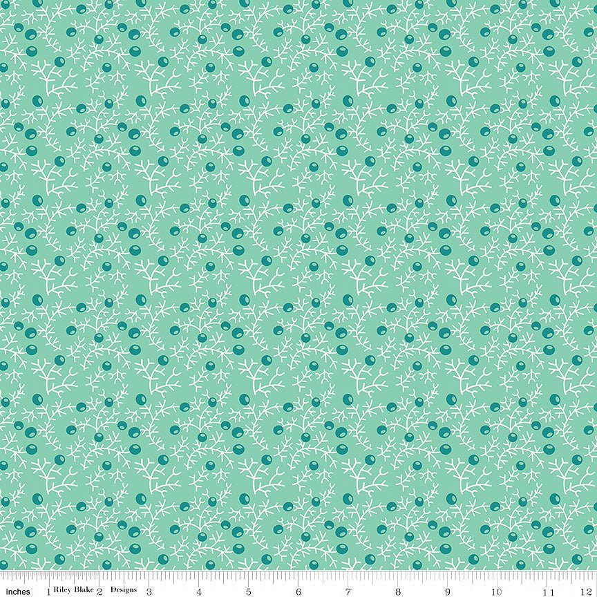 Gentler Times Quaint Sea Glass - Riley Blake from Fort Worth Fabric Studio