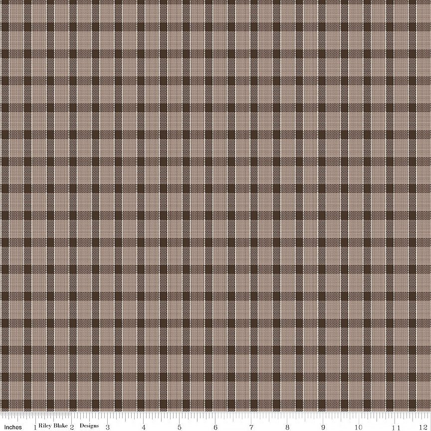 Gentler Times Whippersnapper Raisin - Riley Blake from Fort Worth Fabric Studio
