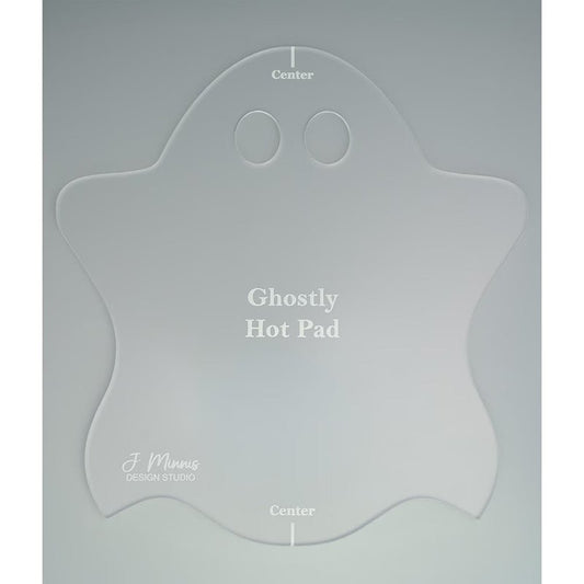 Ghostly Hot Pad Acrylic Template by J. Minnis Designs - J. Minnis Designs from Fort Worth Fabric Studio