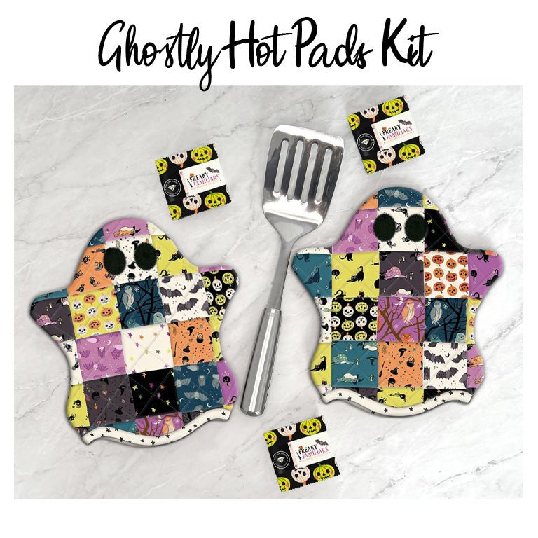 Ghostly Hot Pads Kit with Freaky Familiars from Ruby Star Society - Fort Worth Fabric Studio from Fort Worth Fabric Studio
