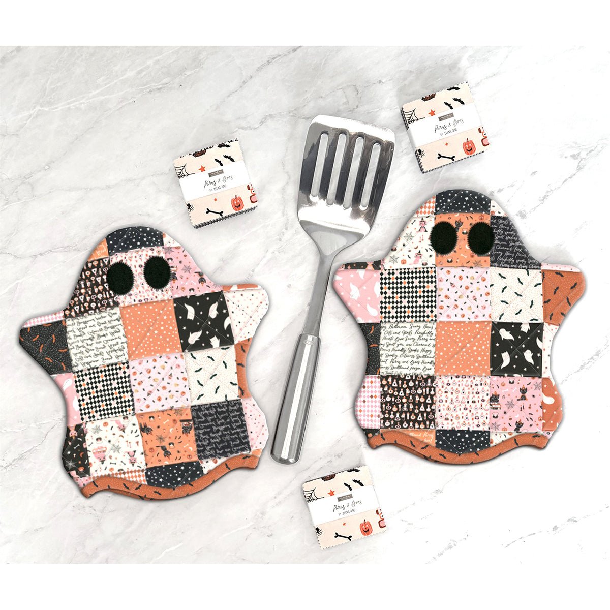 Ghostly Hot Pads Pattern by J. Minnis Designs - J. Minnis Designs from Fort Worth Fabric Studio