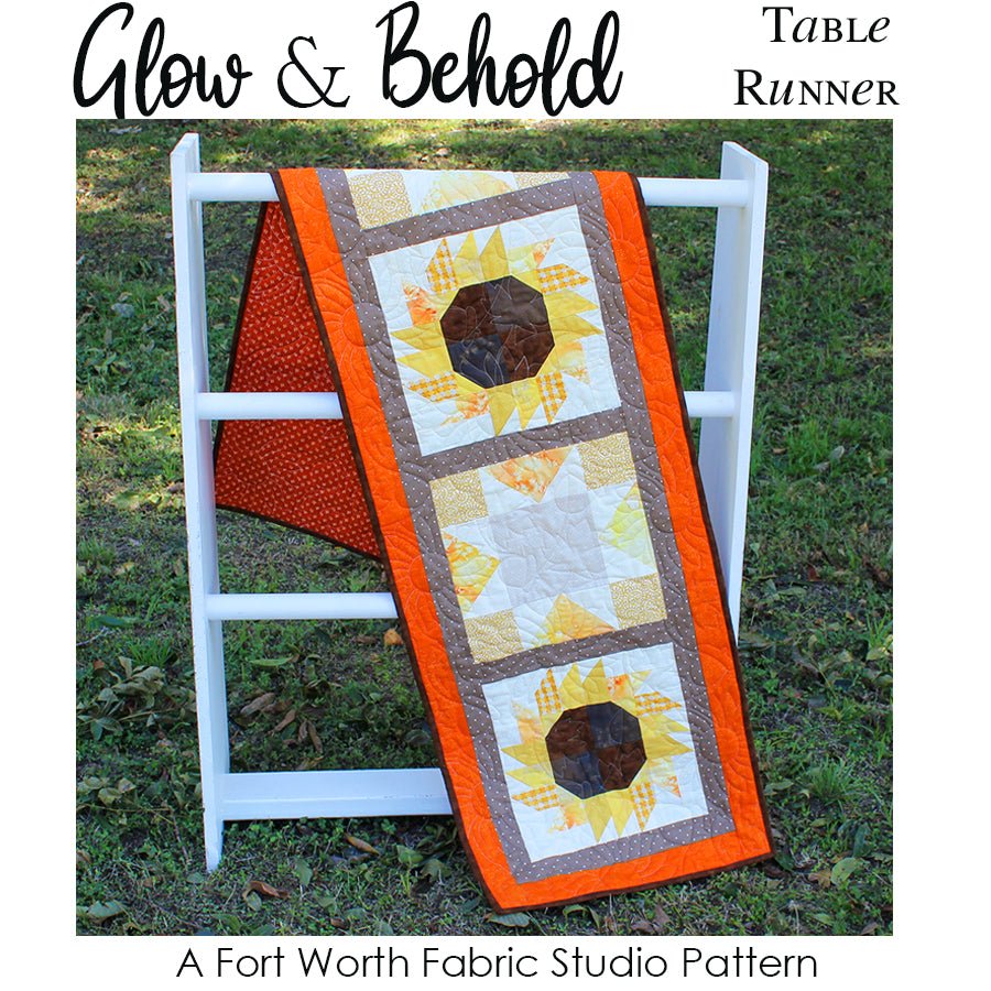 Glow & Behold Table Runner | PDF Pattern - Fort Worth Fabric Studio from Fort Worth Fabric Studio